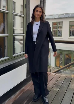 WOMEN OVERCOAT PRESSED WOOL