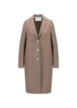 Women overcoat pressed wool