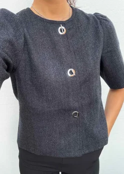 Xanthe Herringbone Blazer